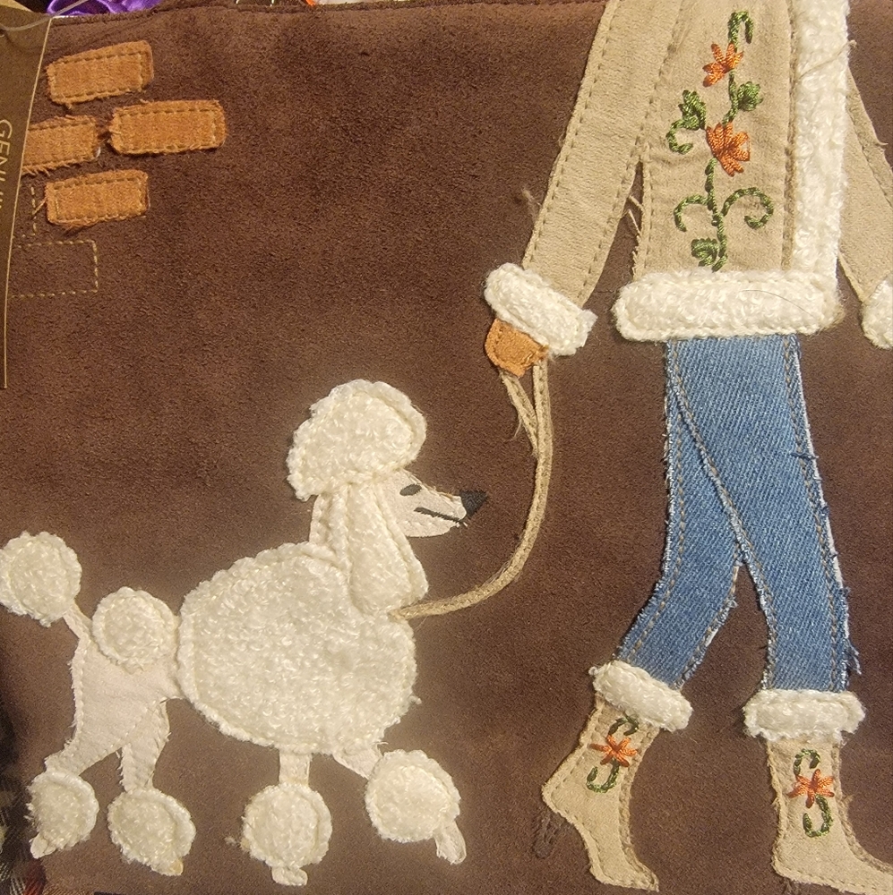 Stylish Brown and Cream Women's Bag - Picture 3 of 7